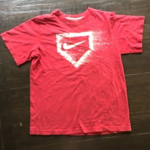 Nike red baseball tshirt